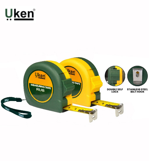 MEASURING TAPE RUB 5MX19MM-UKEN