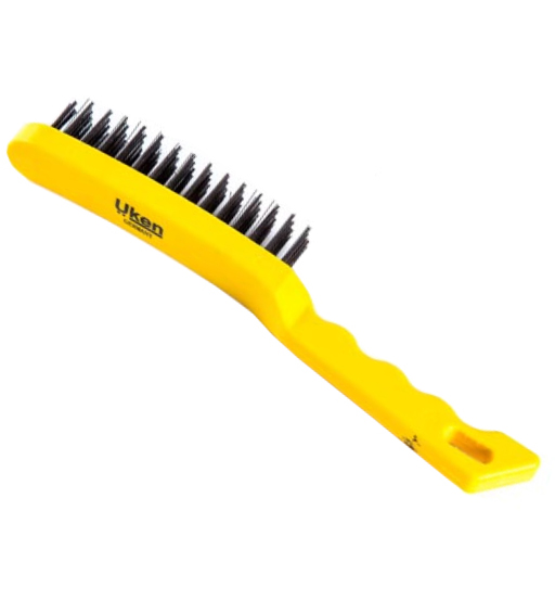 UKEN HAND WIRE BRUSH PLASTIC HANDLE