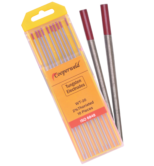 COOPERWELD TUNGSTEN ELECTRODE 1.6X175 MM RED HEAD