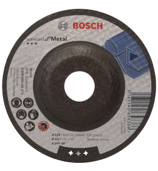 BOSCH GRINDING DISC METAL 4.5