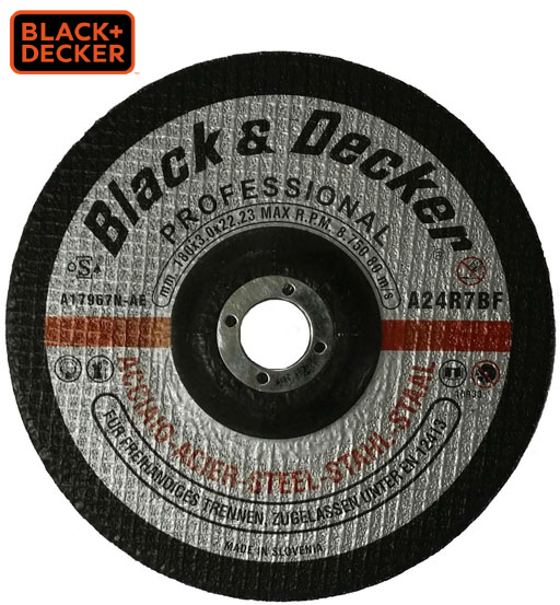 BLACK&DECKER METAL CUTTING WHEEL 180 x 3 x 22.23MM TYPE 42