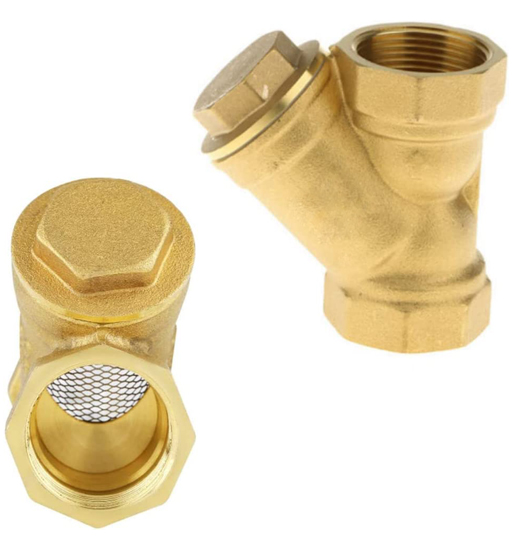 BRASS Y STRAINER 1/2