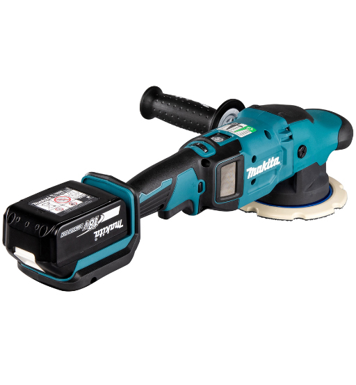 MAKITA CORDLESS RANDOM ORBIT POLISHER(BL) FOR 18V LI-ION LXT WITH BATTERY AND CHARGER KIT