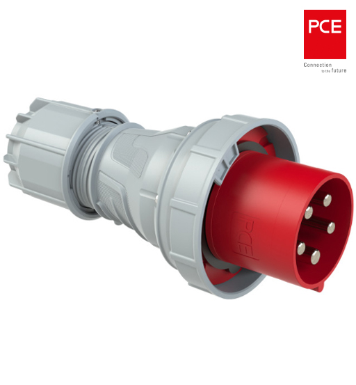 PCE IND PLUG 125 AMP 5 PIN 380V IP67    