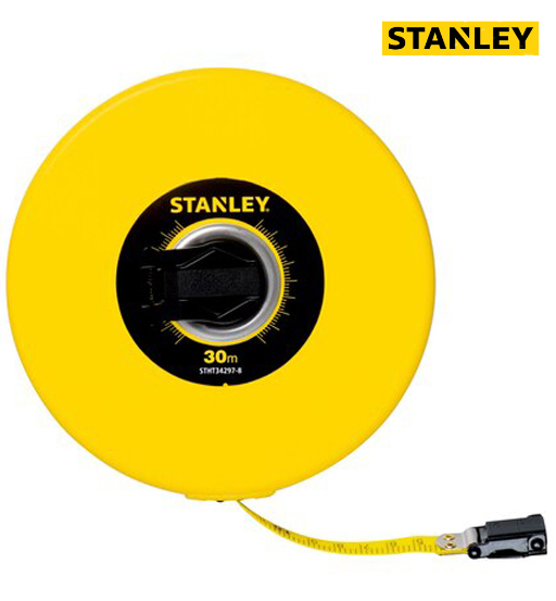 STANLEY 30M FIBERGLASS YELLOW TAPE