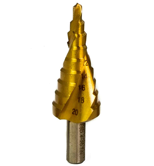 EUROBOOR STEP DRILL BIT 4MM TO 20MM     