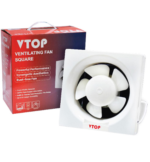 VENTILATING FAN SQUARE AUTO SHUTTER 12