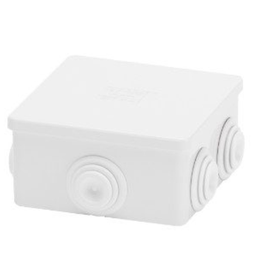 GEWISS JUNCTION BOX 80X80X40 W/ KNOCK   