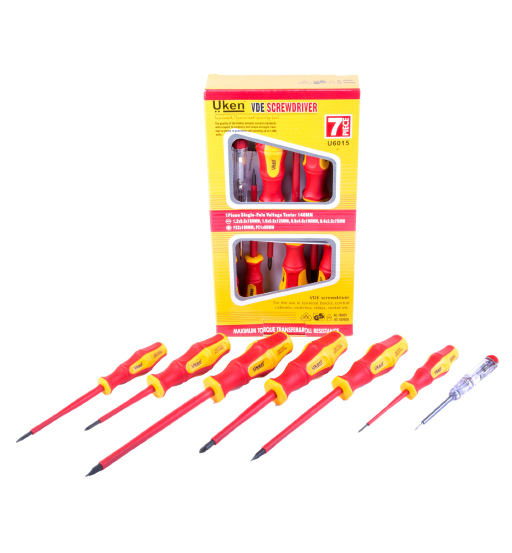 UKEN SCREW DRIVER SET VDE INSULATED