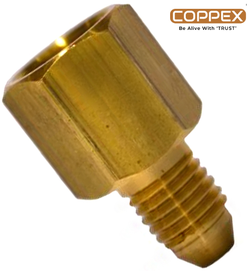 COPPEX AC GAUGE ADAPTER F X FPT 1/4 X 1/4