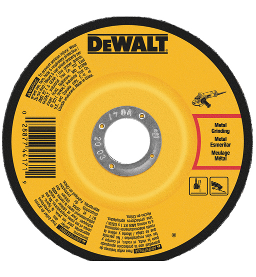 DEWALT INOX GRINDING WHEEL 100 X 6 X 16MM T27 