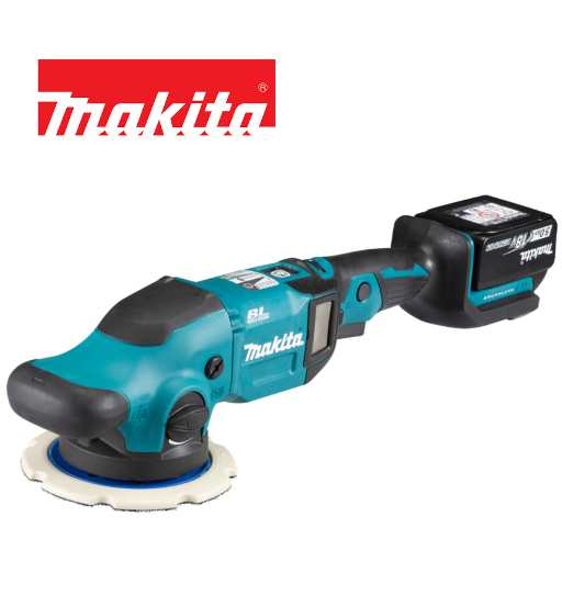 MAKITA CORDLESS RANDOM ORBIT POLISHER(BL) FOR 18V LI-ION LXT WITH BATTERY AND CHARGER KIT