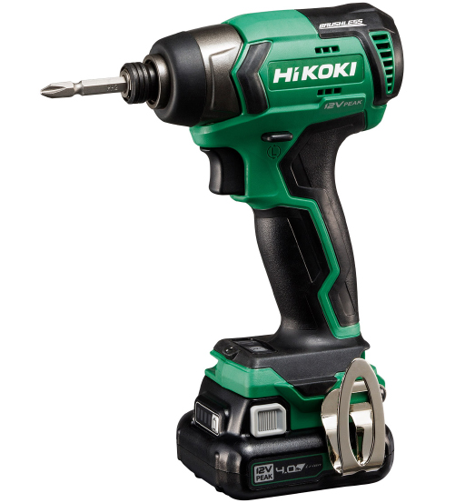 CORDLESS IMPACT DRIVER,12V,BRUSHLESS,4 Ah,135Nm,1.1KG HIKOKI