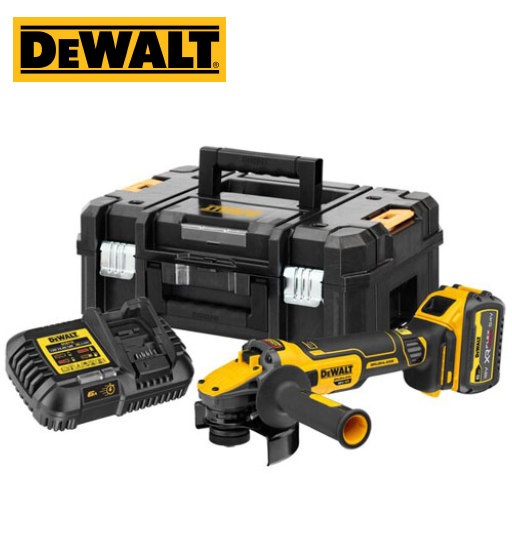 DEWALT 18V XR 125MM ANGLE GRINDER WITH FLEXVOLT ADVANTAGE –1 X 6AH