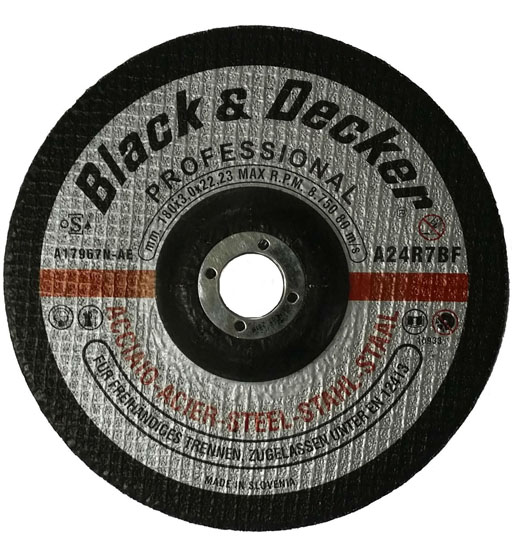 BLACK & DECKER CUTTING DISC STEEL 9
