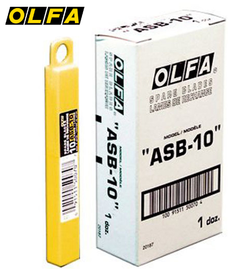 OLFA KNIFE BLADE ASB10(10PCS)