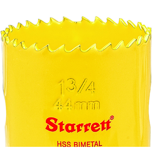 STARRETT HOLE SAW 44MM#SH0134