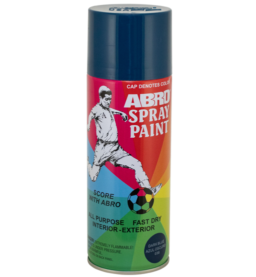 SPRAY PAINT DARK BLUE ABRO