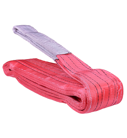 SAFEPLUS LIFTING BELT 5 TON X 4 MTR DOUBLE PALM - RED