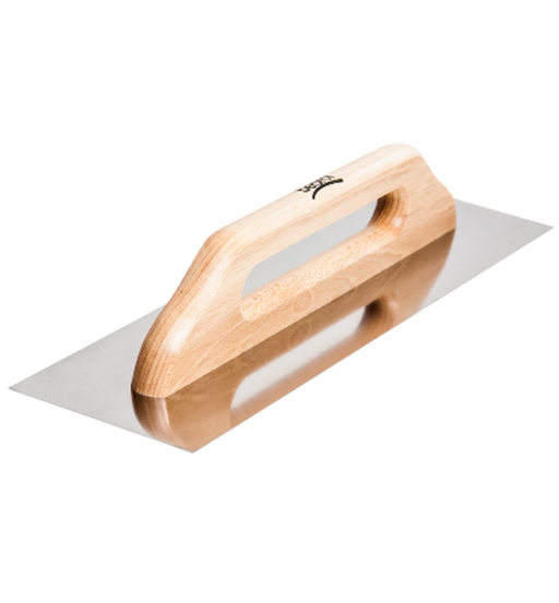 BEOROL TROWEL LONG WOOD HANDLE (500X130)