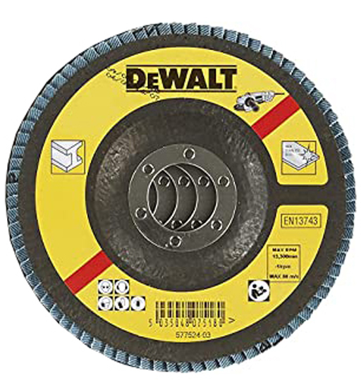 DEWALT DT3269-QZ FLAP DISC – TYPE 29 ANGLED 100MM 60 GRIT