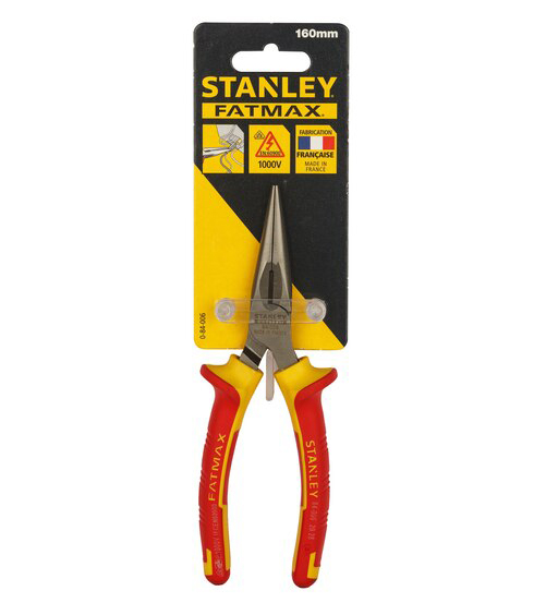 STANLEY LONG NOSE PLIERS - 160mm