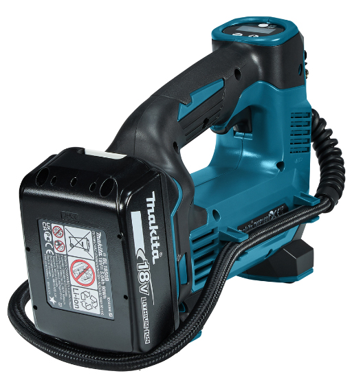 MAKITA CORDLESS INFLATOR FOR 18V LI-ION LXT FOR ACE ONLY WITH BATTERY AND CHARGER KIT