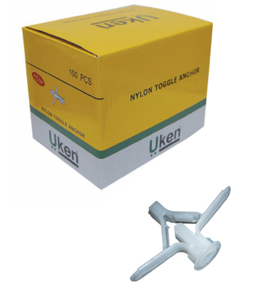 UKEN NYLON TOGGLE ANCHOR 3/8”-1/2” (14*25mm)