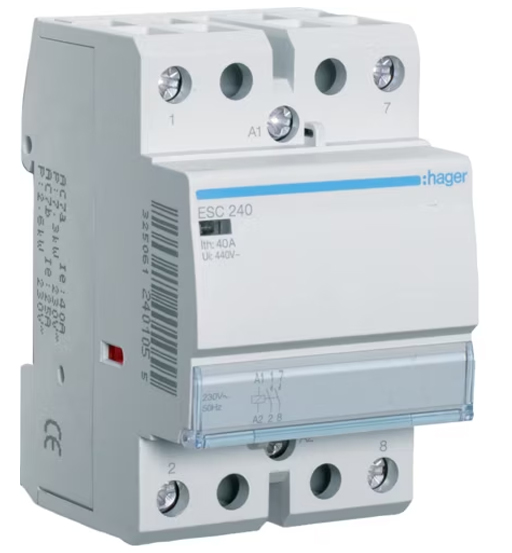 CONTACTORS 40A 2P HAGER