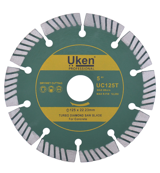 UKEN TURBO DIAMOND SAW BLADE 125MM