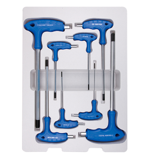 KING TONY ALLEN KEY T TYPE SET 2-10MM