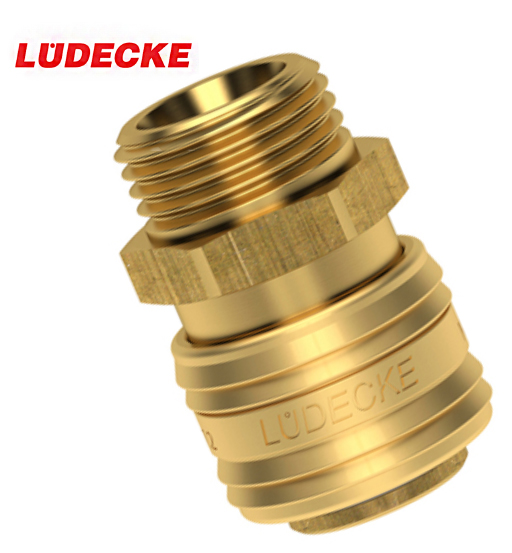 LUDECKE QUICK COUPLING ¼