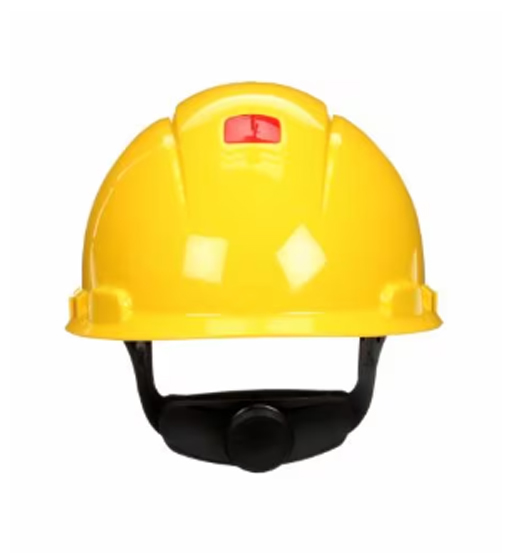 3M H-702P HARD HAT, YELLOW 4 PT PI      