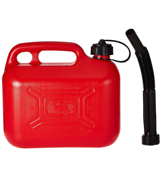 JERRY CAN PLASTIC 20 LTR RED