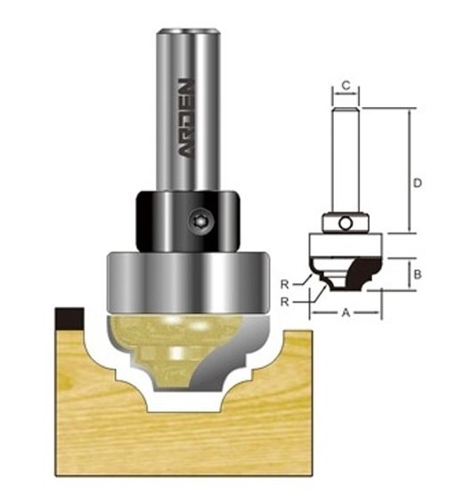 ARDEN ROUTER BIT BEARING COVE 10 X 8MM  