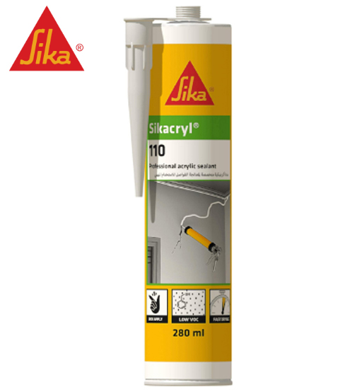 SIKA ACRYLIC SILICONE SEALANT WHITE 110