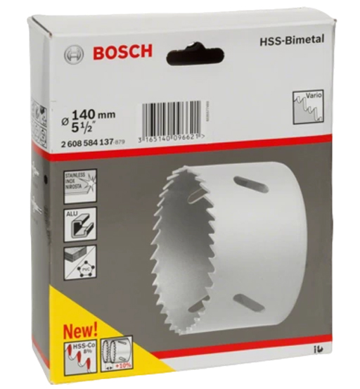 BOSCH BI-METAL HOLE SAW FOR ROTARY DRILLS/DRIVERS, FOR IMPACT DRILL/DRIVERS