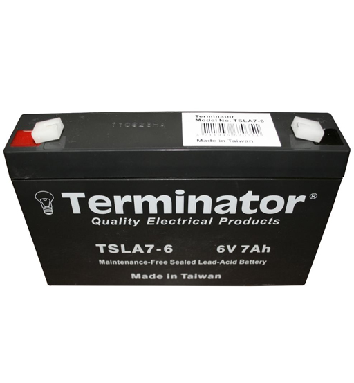 BATTERY 6V-7AH TERMINATOR   