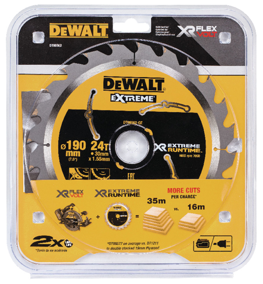 DEWALT CIRCULAR SAW BLADES XR FV 190 X 30MM 24T