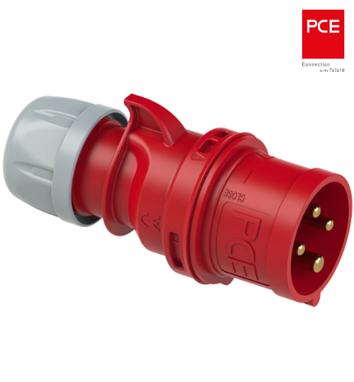 PCE IND PLUG 32 AMP 4 PIN 380V          