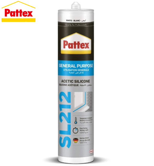 SILICON SEALANT WHITE SL212 PATTEX