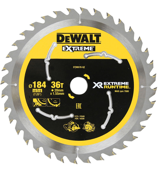 DEWALT 184mm (7-1/4