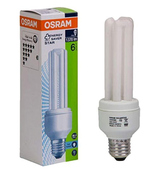 OSRAM ENERGY SAVER LAMP 20W/827 E27 W/W 