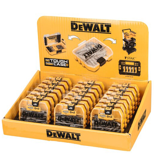 DEWALT HIGH PERFORMANCE SMALL BULK STORAGE SET(25 mm)(25 pc)