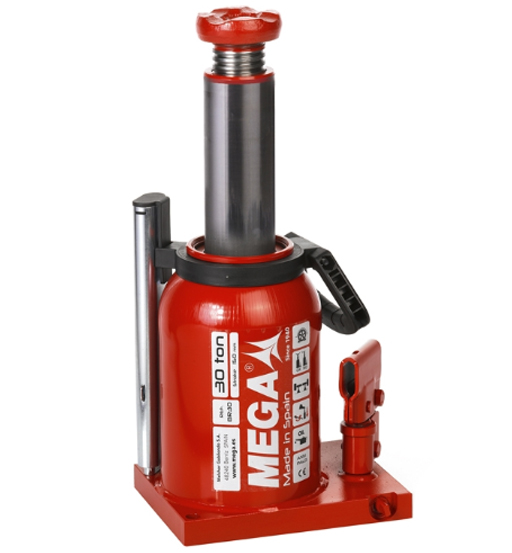 HYDRAULIC BOTTLE JACK 30 TON MEGA