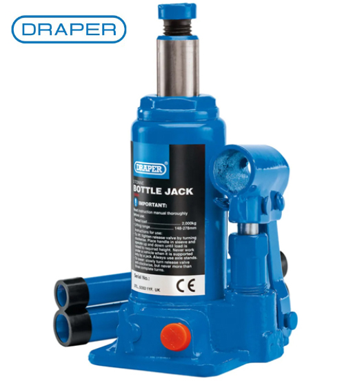 HYDRAULIC BOTTLE JACK 32 TONNE - DRAPER