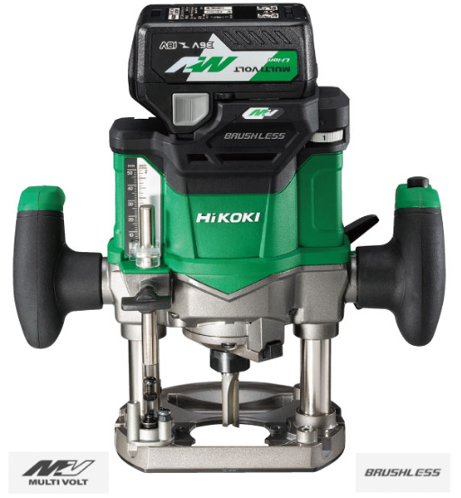 CORDLESS ROUTER,12MM,36V, BRUSHLESS, SPEED CONTROL, 2.5Ah BATTERY-HIKOKI