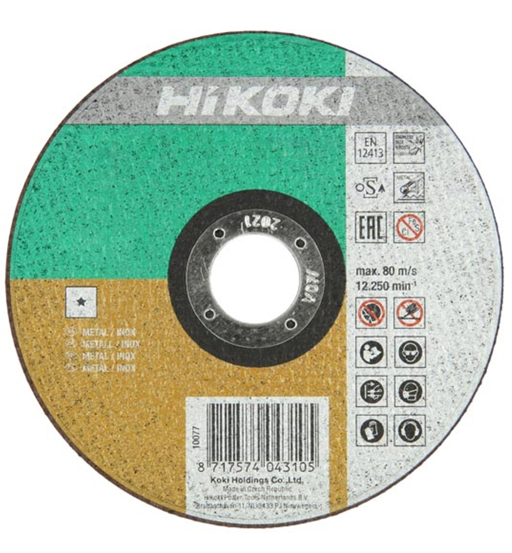 HIK CUTTING WHEEL (INOX) 115X1 FLAT HSP (<= 704029) SS CUTT