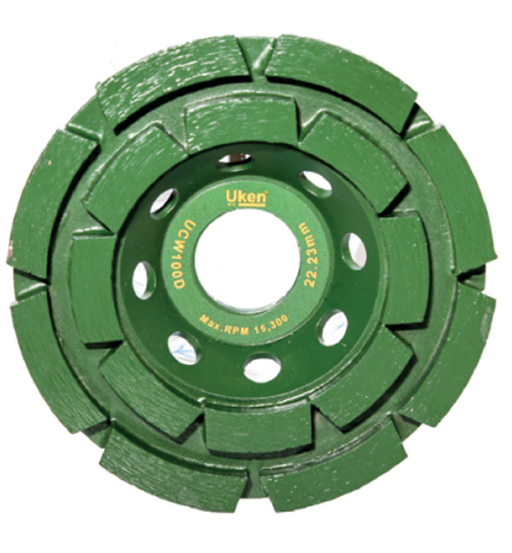 UKEN SPIRAL DIAMOND CUP GRINDING WHEEL 4