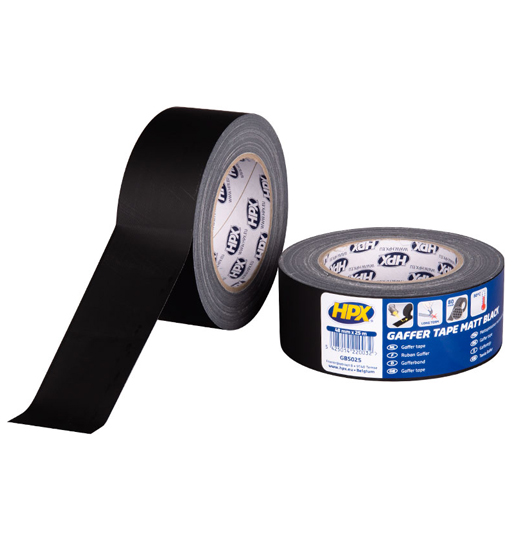 HPX REPAIRING TAPE 50MMX25MM MATT BLACK 